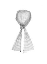 Patrizia Pepe Chusta na głowę 8F0128/J405-S980 Srebrny. Szare chusty Patrizia Pepe, bez wzorów, z poliesteru. Za 419.99 zł.