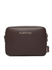 Valentino Torebka Alexia VBS5A809 Brązowy. Brązowe listonoszki Valentino, bez wzorów, ze skóry, bez dodatków. Za 439.99 zł.