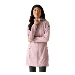 Kurtka Wodoodporna Damska Softshell Carisbrooke. Niebieskie kurtki przejściowe sportowe Regatta, xs, bez wzorów, z materiału, z kapturem. Za 296.99 zł.