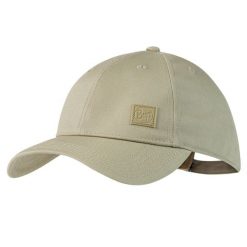 Czapka z daszkiem BUFF BASEBALL CAP SOLID. Brązowe czapki z daszkiem Buff, bez wzorów, z bawełny. Za 129.99 zł.