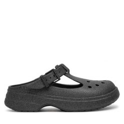 Klapki Crocs. Szare klapki Crocs, bez wzorów, bez obcasa, bez zapięcia. Za 259.99 zł.