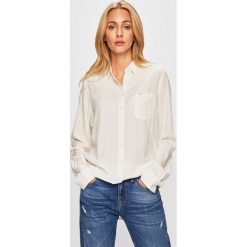 Lee - Koszula. Białe koszule Lee, l, bez wzorów, z bawełny, bez kołnierzyka, bez ramiączek. Za 199.90 zł.