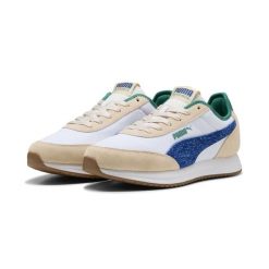 Sneakersy unisex R78 Lightwind Retro Run PUMA. Białe buty sportowe lifestyle Puma, bez wzorów, klasyczne, bez zapięcia. Za 239.00 zł.