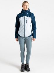 Dare 2b Kurtka przeciwdeszczowa "Torrek II" w kolorze niebiesko-błękitnym rozmiar: 46. Niebieskie kurtki przeciwdeszczowe Dare 2b, m, bez wzorów, z polaru, bez kaptura, outdoorowe. Za 152.99 zł.