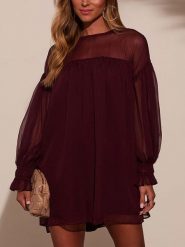 Milan Kiss Sukienka w kolorze bordowym rozmiar: M. Czerwone sukienki Milan Kiss, na co dzień, m, bez wzorów, bez kołnierzyka, bez ramiączek, mini, proste. Za 173.99 zł.