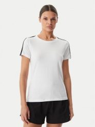 EA7 Emporio Armani T-Shirt 7W001490 AF10373 U0002 Biały Regular Fit. Białe t-shirty EA7 Emporio Armani, l, bez wzorów, z bawełny, bez kołnierzyka, bez ramiączek. Za 329.99 zł.