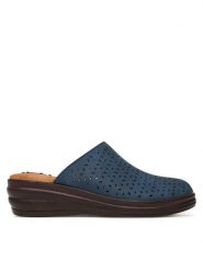 Go Soft Klapki LA3J7701-7 Granatowy. Niebieskie klapki GO SOFT, bez wzorów, z materiału, bez obcasa, bez zapięcia. Za 119.99 zł.