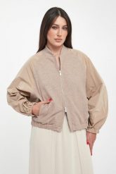 Kurtka damska bomberka PESERICO. Kurtki Peserico, bez wzorów, bez kaptura. Za 2,589.00 zł.