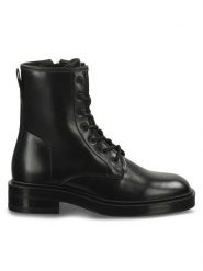 Gant Botki 29541769 Czarny. Czarne botki Gant, bez wzorów, ze skóry, bez obcasa, na płaskiej podeszwie, bez zapięcia. Za 579.99 zł.