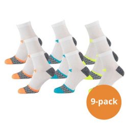 Skarpety do biegania Xtreme, 9 par, Multi biały. Białe skarpetki XTREME SOCKSWEAR, bez wzorów. Za 190.99 zł.