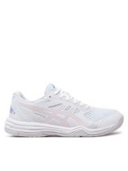 Asics Buty halowe Upcourt 5 1072A088 Biały. Białe buty treningowe ASICS, bez wzorów, z materiału, bez zapięcia. Za 179.99 zł.