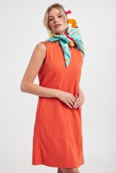 Sukienka mini Calla MARELLA SPORT. Sukienki Marella Sport, bez wzorów, sportowe, bez kołnierzyka, bez ramiączek, mini, sportowe. W wyprzedaży za 564.85 zł.