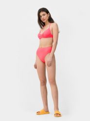 4F Dół od bikini damski S. Niebieskie bikini 4f, bez wzorów, z materiału, klasyczne. W wyprzedaży za 9.99 zł.