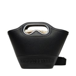 Torebka KARL LAGERFELD. Czarne torebki klasyczne KARL LAGERFELD, bez wzorów, klasyczne, bez dodatków. Za 789.99 zł.