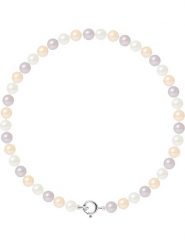 Pearline Bransoletka perłowa w kolorze jasnoróżowo-biało-fioletowym rozmiar: onesize. Białe bransoletki Pearline, z perłą, srebrne. Za 152.99 zł.