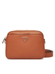 Guess Torebka Meridian II HWBG69 74140 Brązowy. Brązowe listonoszki Guess, z aplikacjami, ze skóry, bez dodatków. Za 309.99 zł.