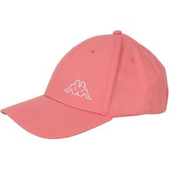 Damska czapka z daszkiem Kappa Ziza Cap. Czerwone czapki z daszkiem Kappa, bez wzorów, z bawełny, sportowe. Za 29.99 zł.