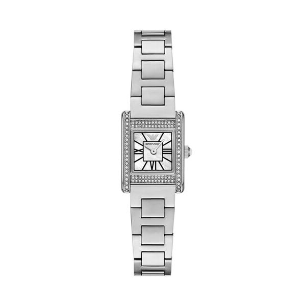 Zegarek Emporio Armani. Szare zegarki Emporio Armani, srebrne. Za 879.99 zł.