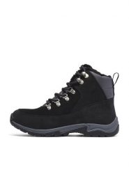 Timberland Skórzane botki zimowe "Mt. Maddsen" w kolorze czarnym rozmiar: 38. Czarne botki Timberland, bez wzorów, z materiału, bez obcasa, bez zapięcia. Za 462.29 zł.