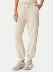 EA7 Emporio Armani Spodnie dresowe 7W000193 AF12643 U1088 Beżowy Regular Fit. Brązowe spodnie dresowe EA7 Emporio Armani, bez wzorów, z dresówki. Za 559.99 zł.