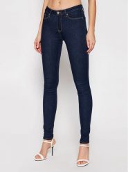 Tommy Hilfiger Jeansy WW0WW14742 Granatowy Skinny Fit. Niebieskie jeansy Tommy Hilfiger, bez wzorów, z bawełny. Za 259.99 zł.