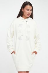 Sukienka z kapturem mini JOOP!. Sukienki Joop!, xxs, bez wzorów, bez kołnierzyka, bez ramiączek, mini. W wyprzedaży za 597.35 zł.