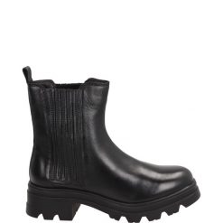 BOTKI DAMSKIE SV-33 NERO. Botki Venezia, bez wzorów, ze skóry, bez obcasa, bez zapięcia. Za 249.00 zł.