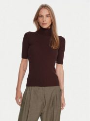 Kontatto Golf 3M0821C Brązowy Slim Fit. Brązowe swetry Kontatto, m, bez wzorów, z syntetyku, bez ramiączek. Za 259.99 zł.