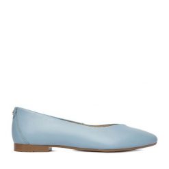 Baleriny Lasocki. Niebieskie baleriny Lasocki, bez wzorów, bez obcasa, bez zapięcia. Za 149.99 zł.