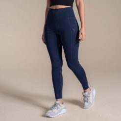 Damskie legginsy Craghoppers Kiwi Pro. Niebieskie legginsy Craghoppers, bez wzorów, sportowe. W wyprzedaży za 357.15 zł.