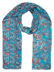 Ipanima Szal w kolorze niebiesko-koralowym - 180 x 100 cm rozmiar: onesize. Niebieskie szaliki i kominy Ipanima, bez wzorów, z materiału. Za 17.99 zł.