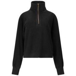 Bluza damska Athlecia Hecey. Czarne bluzy bez kaptura Athlecia, bez wzorów, bez kaptura. Za 249.50 zł.