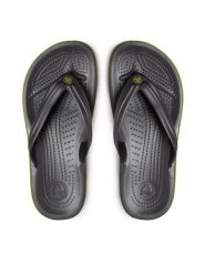 Crocs Japonki Crocband Flip 11033 Szary. Szare japonki Crocs, bez wzorów, z tworzywa sztucznego. Za 139.99 zł.