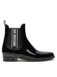 LOVE MOSCHINO Kalosze JA21013G1LIR1000 Czarny. Czarne kalosze Love Moschino, bez wzorów, z tworzywa sztucznego, bez zapięcia. Za 339.99 zł.