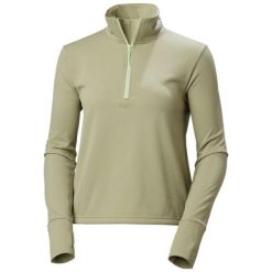 Bluza damska Helly Hansen Versalite Cinched Fleece. Zielone bluzy bez kaptura Helly Hansen, bez wzorów, bez kaptura, trekkingowe. Za 360.00 zł.