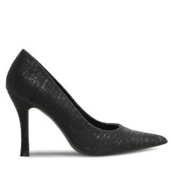 Szpilki Sergio Bardi. Czarne szpilki Sergio Bardi, bez wzorów, bez obcasa, na szpilce, bez zapięcia. Za 229.99 zł.