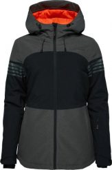 Damska kurtka narciarska Loap Lawela Black-Dark Grey. Czarne kurtki narciarskie ÀLG, na zimę, m, bez wzorów, z materiału, bez kaptura, narciarskie. Za 454.99 zł.