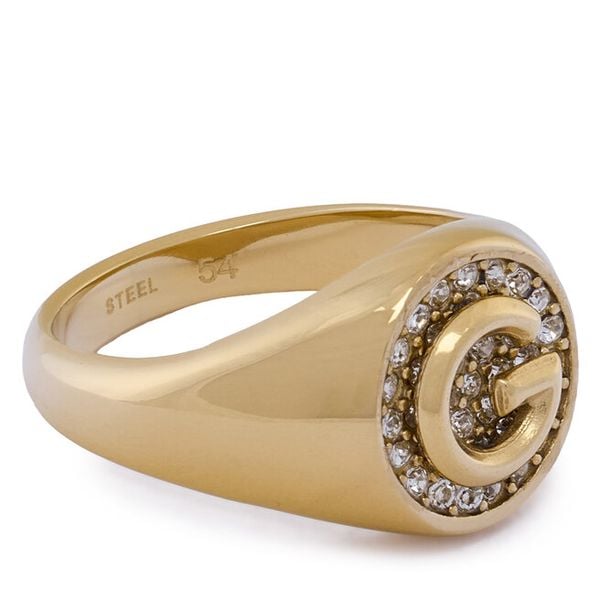 Pierścionek Guess. Żółte pierścionki Guess, złote. Za 109.99 zł.