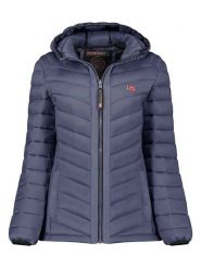 Geographical Norway Kurtka pikowana "Carliti" w kolorze granatowym rozmiar: L. Niebieskie kurtki Geographical Norway, l, z aplikacjami, bez kaptura. Za 241.91 zł.