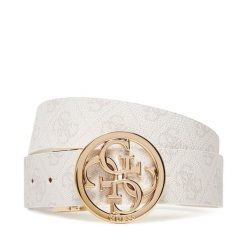 Pasek Damski Guess. Białe paski Guess, z aplikacjami. Za 289.99 zł.