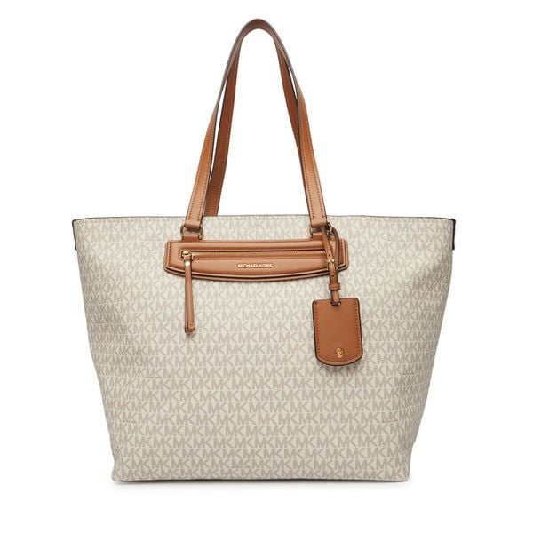 Torebka MICHAEL Michael Kors. Białe shopper bag MICHAEL Michael Kors, bez wzorów, bez dodatków. Za 1,169.99 zł.