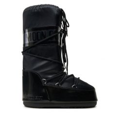 Śniegowce Moon Boot. Czarne śniegowce Moon Boot, bez wzorów, bez zapięcia. Za 949.99 zł.