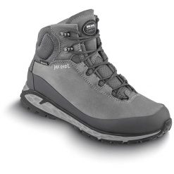 Buty trekkingowe damskie MEINDL Melago Lady GTX z membraną Gore-tex. Szare buty trekkingowe MEINDL, bez wzorów, z gore-texu, bez zapięcia, trekkingowe, gore-tex. Za 1,104.15 zł.