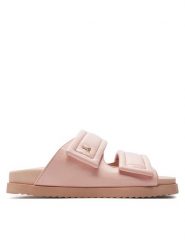 Patrizia Pepe Klapki 8X0001/L057-B743 Różowy. Czerwone klapki Patrizia Pepe, bez wzorów, z lakierowanej skóry, bez obcasa, bez zapięcia. Za 649.99 zł.