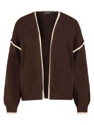 Sublevel Kardigan w kolorze brązowym rozmiar: M/L. Brązowe swetry Sublevel, l, bez wzorów, bez ramiączek. Za 130.99 zł.