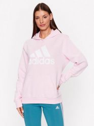 Adidas Bluza IM0258 Różowy Loose Fit. Czerwone bluzy bez kaptura adidas, xs, bez wzorów, z bawełny, bez kaptura, na fitness i siłownię. Za 179.99 zł.