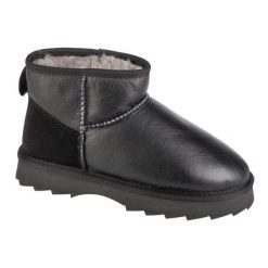 Buty Emu Australia Sharky Micro Town W13154-BLAK czarne. Czarne śniegowce bez wzorów, z gumy, bez zapięcia. Za 783.33 zł.