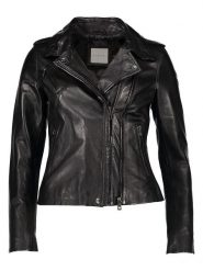 Bugatti Skórzana kurtka w kolorze czarnym rozmiar: 36. Czarne kurtki Bugatti, bez wzorów, ze skóry, bez kaptura. Za 761.99 zł.