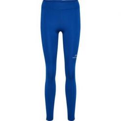 Legginsy damskie Newline Athletic. Niebieskie legginsy Newline, bez wzorów, z materiału, sportowe. Za 263.00 zł.