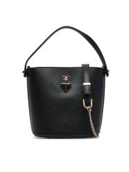 Guess Torebka HWZG99 19030 Czarny. Czarne torebki klasyczne Guess, z aplikacjami, ze skóry, bez dodatków. Za 609.99 zł.